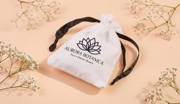 Small Basic Cotton Drawstring Pouch