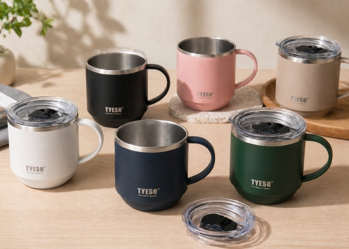 Tyeso 330ml Stackable Insulated Stainless Steel Mug